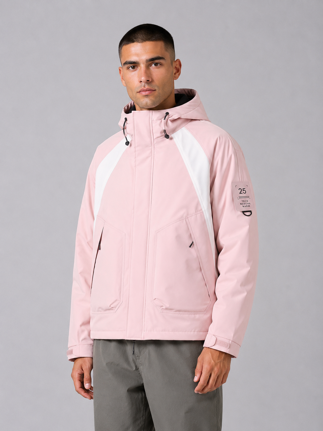 Hooded Waterproof Padded Jacket