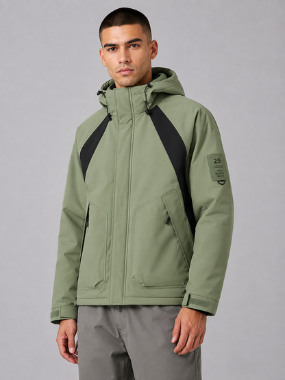 Hooded Waterproof Padded Jacket