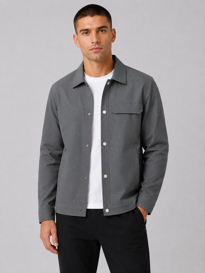 Loose Fit Lapel Jacket