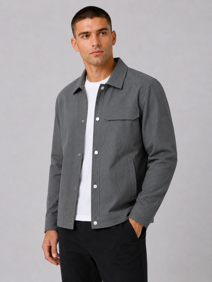 Loose Fit Lapel Jacket