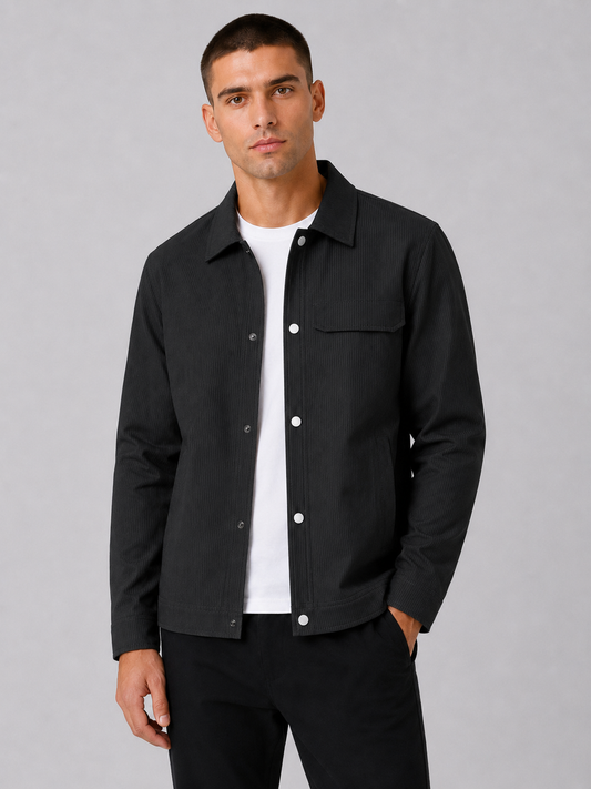 Loose Fit Lapel Jacket