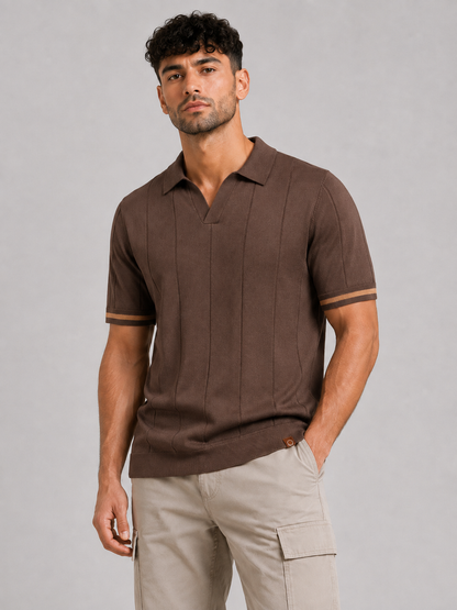 Short-Sleeve Viscose Blend Top