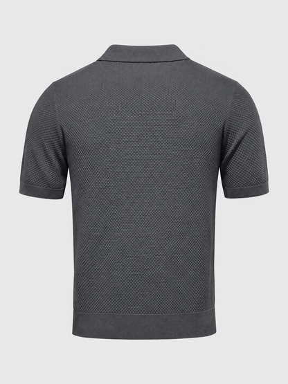 Short-Sleeve Viscose Blend Top