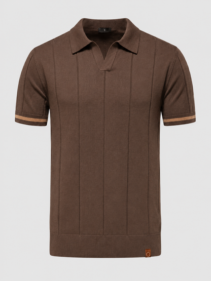 Short-Sleeve Viscose Blend Top