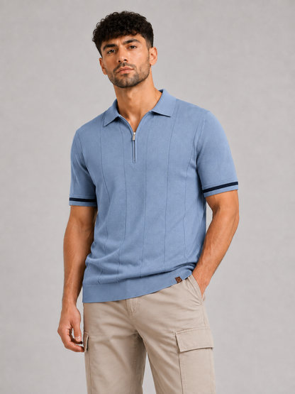Short-Sleeve Viscose Blend Top