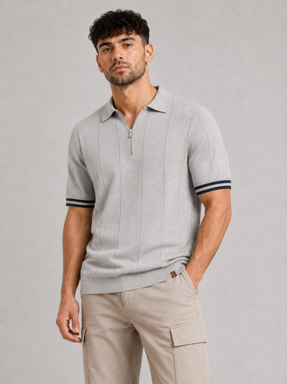 Short-Sleeve Viscose Blend Top
