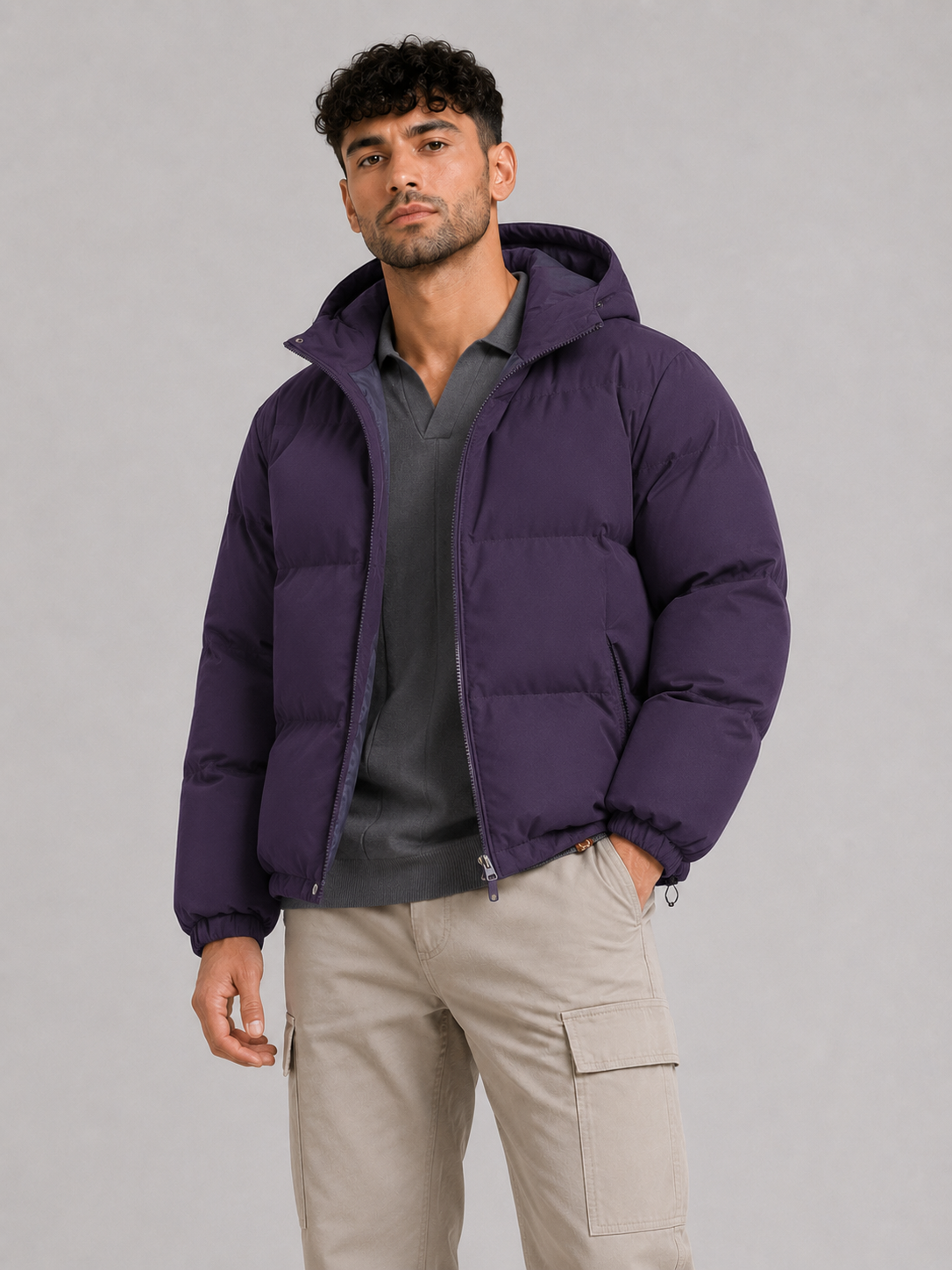 Mochuang Hooded Padded Jacket