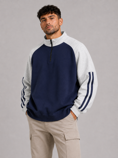 Mochuang Stand Collar Sweatshirt Jacket