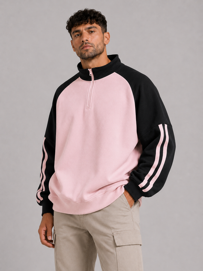 Mochuang Stand Collar Sweatshirt Jacket