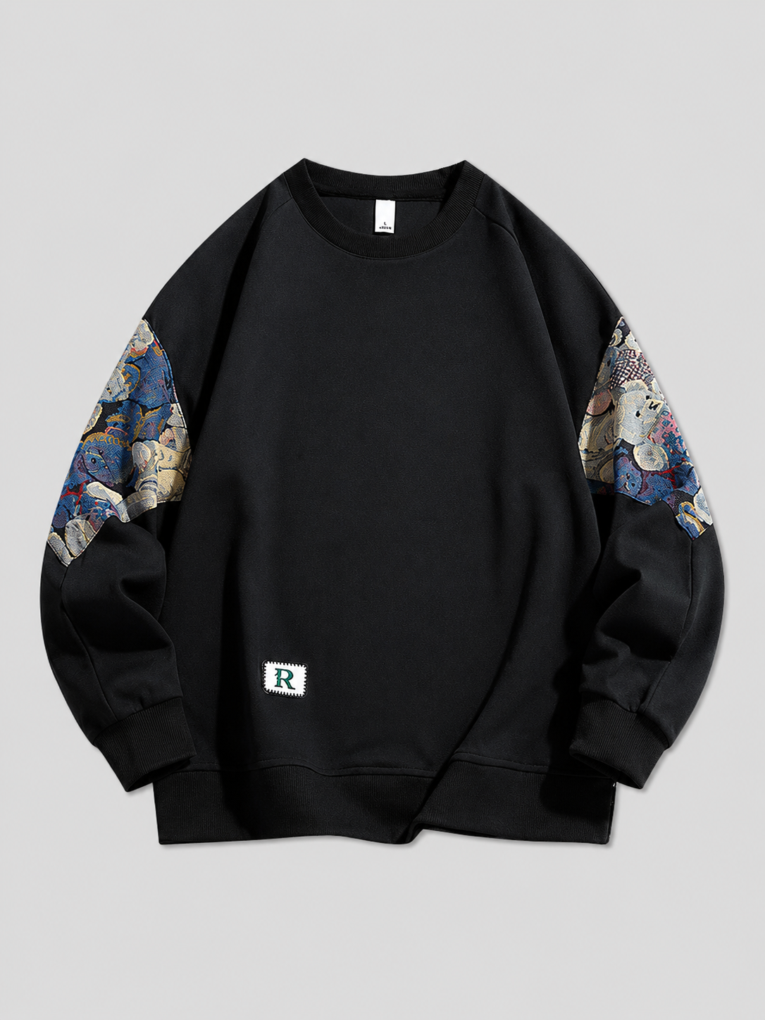 Mochuang Embroidered Pullover Sweatshirt