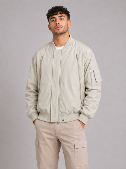 Loose Fit Lapel Jacket