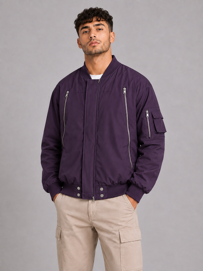 Loose Fit Lapel Jacket