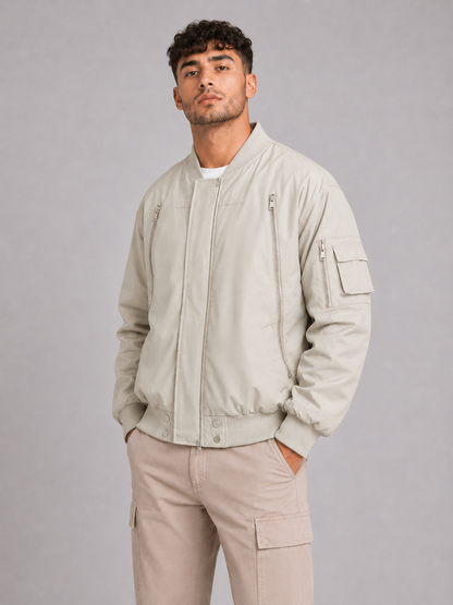 Loose Fit Lapel Jacket