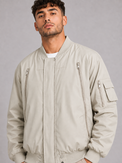 Loose Fit Lapel Jacket