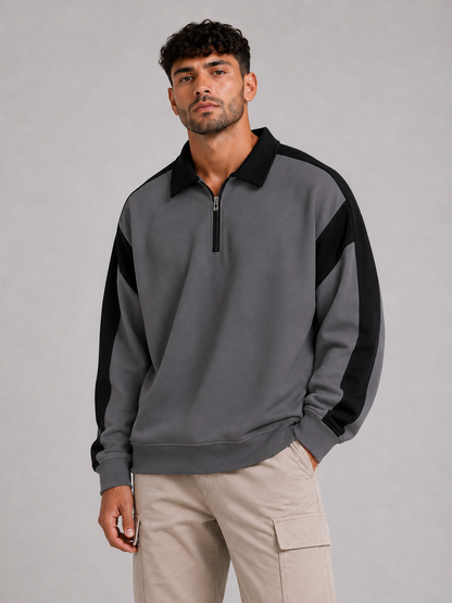 Mochuang Half-Zip Pullover Sweatshirt