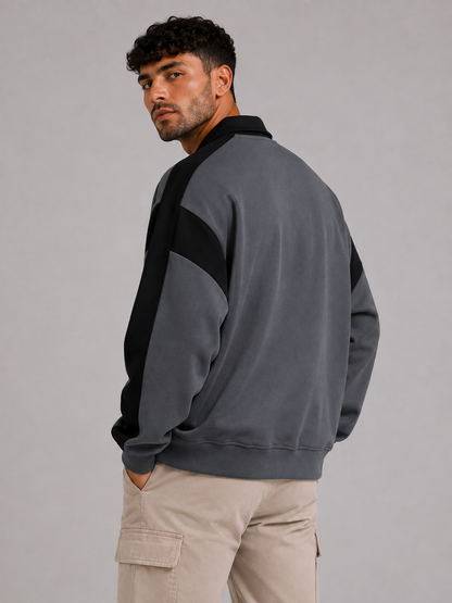 Mochuang Half-Zip Pullover Sweatshirt