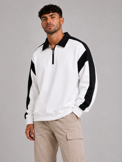 Mochuang Half-Zip Pullover Sweatshirt