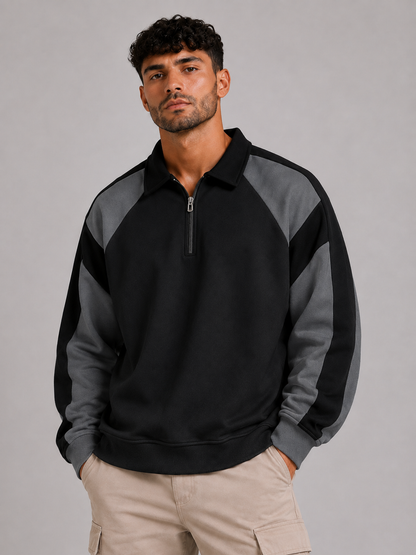 Mochuang Half-Zip Pullover Sweatshirt