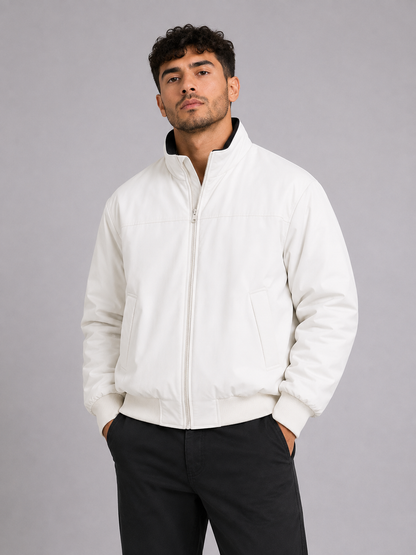 Loose Fit Stand Collar Jacket