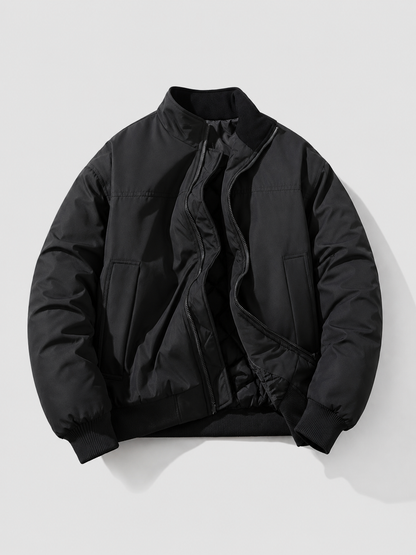 Loose Fit Stand Collar Jacket