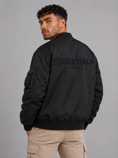 Street Style Stand Collar Jacket