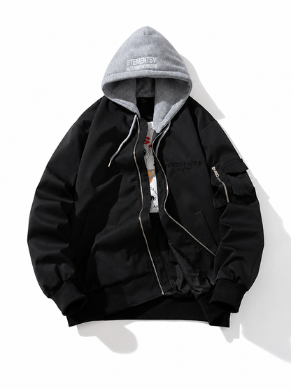 Street Style Stand Collar Jacket