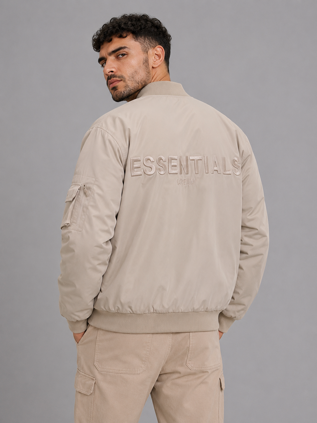 Street Style Stand Collar Jacket