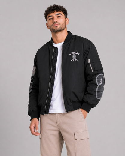 Street Style Stand Collar Jacket