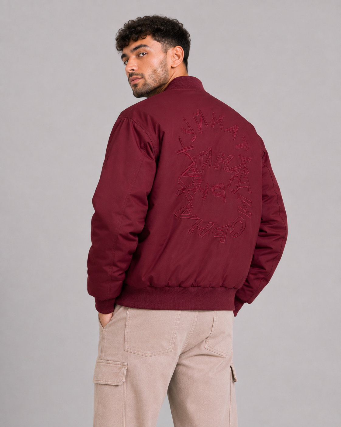 Street Style Stand Collar Jacket