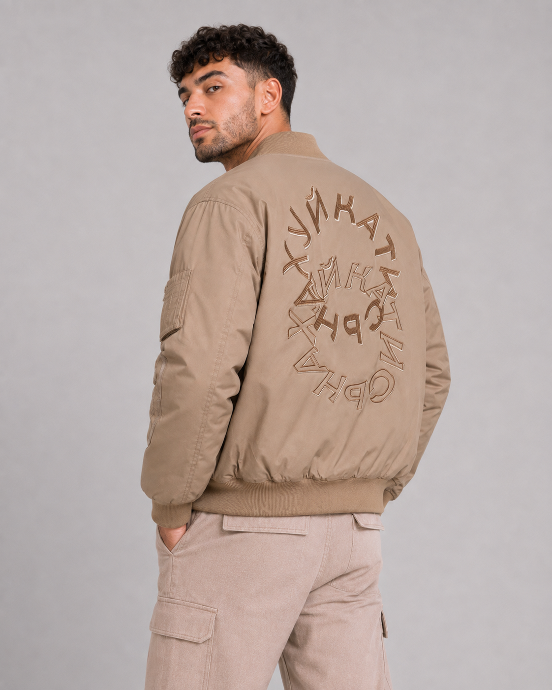 Street Style Stand Collar Jacket