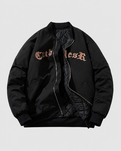 Street Style Stand Collar Jacket