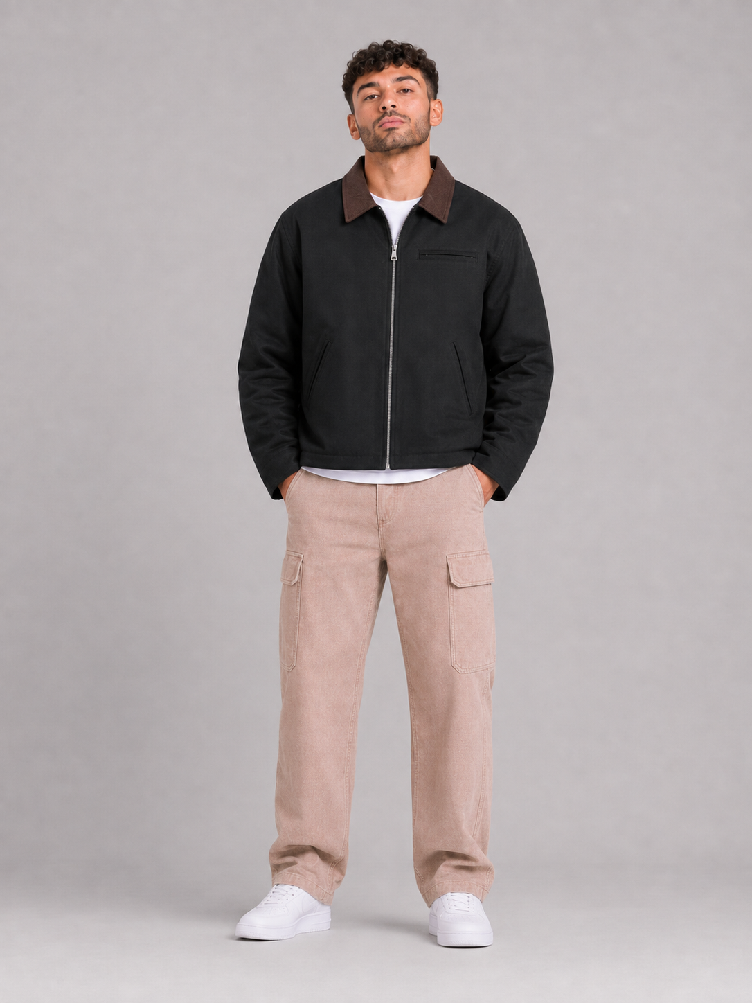 Cotton Lapel Jacket