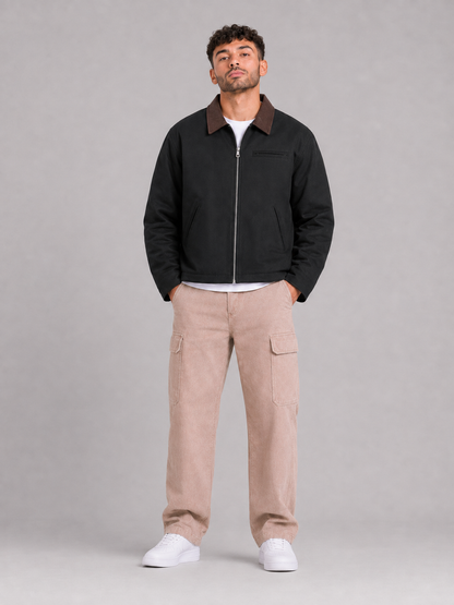 Cotton Lapel Jacket