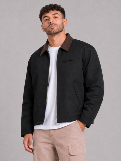 Cotton Lapel Jacket