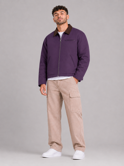 Cotton Lapel Jacket