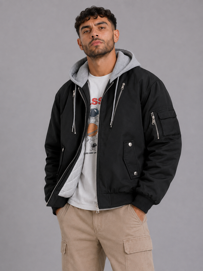 Street Trend Stand Collar Jacket