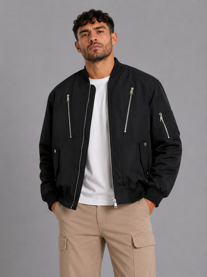 Street Trend Stand Collar Jacket