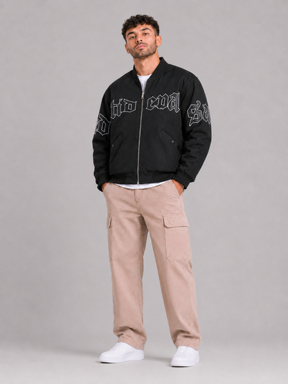 Fitted Stand Collar Jacket