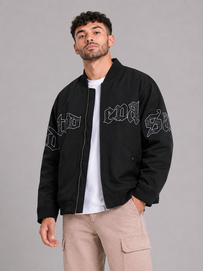Fitted Stand Collar Jacket