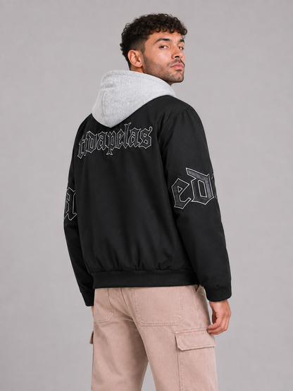 Fitted Stand Collar Jacket