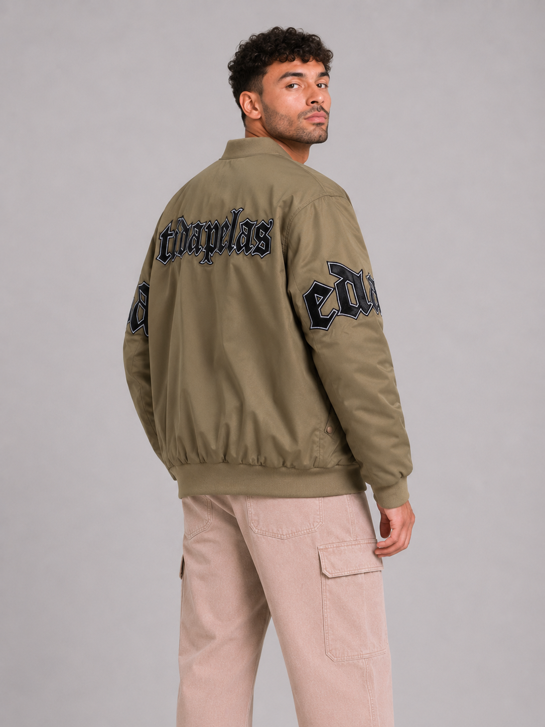Fitted Stand Collar Jacket