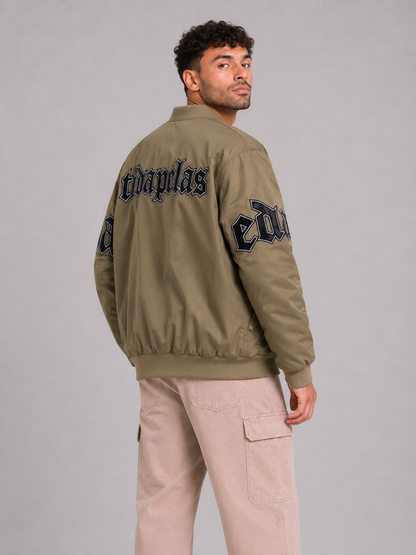 Fitted Stand Collar Jacket