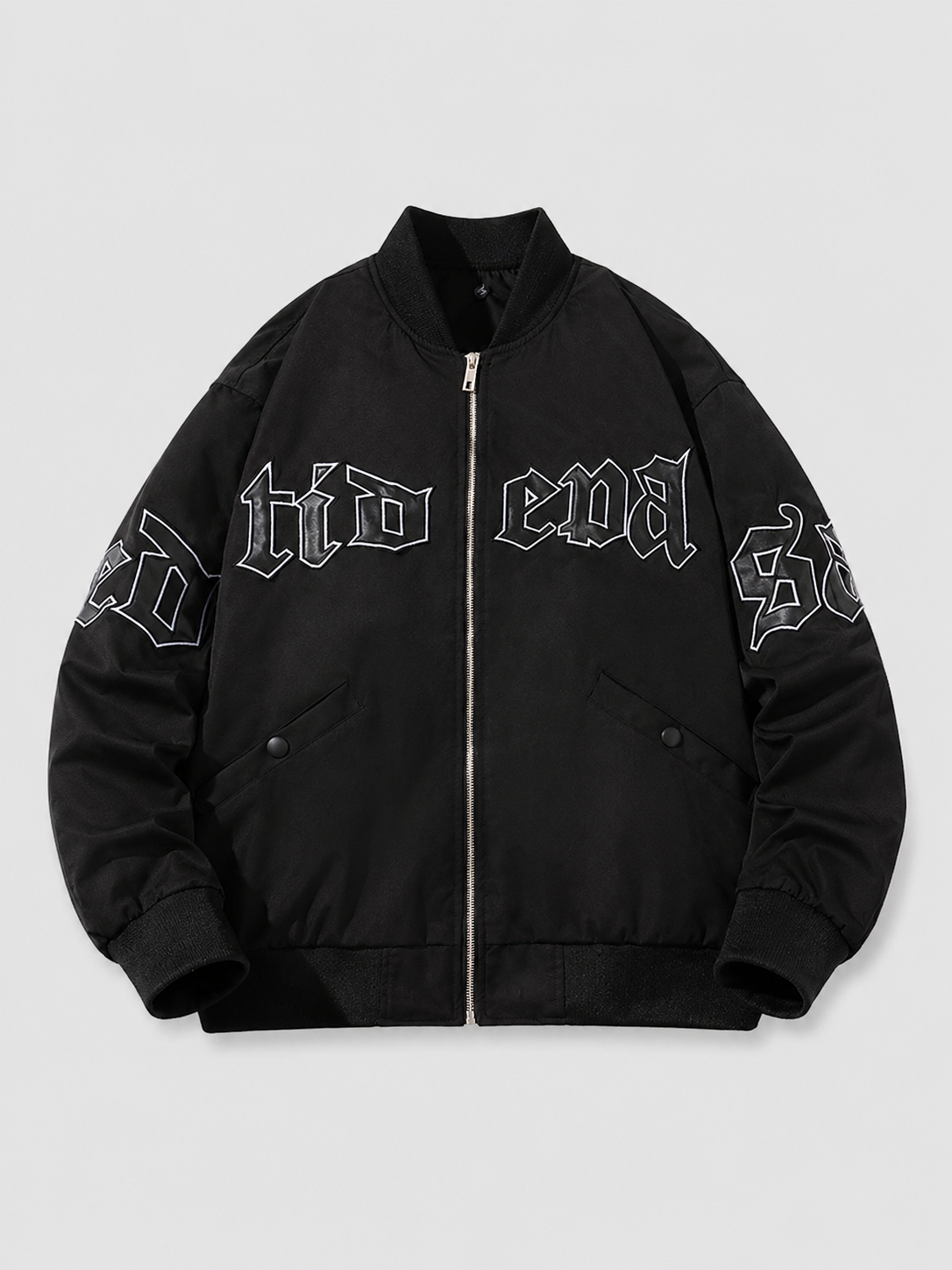Fitted Stand Collar Jacket
