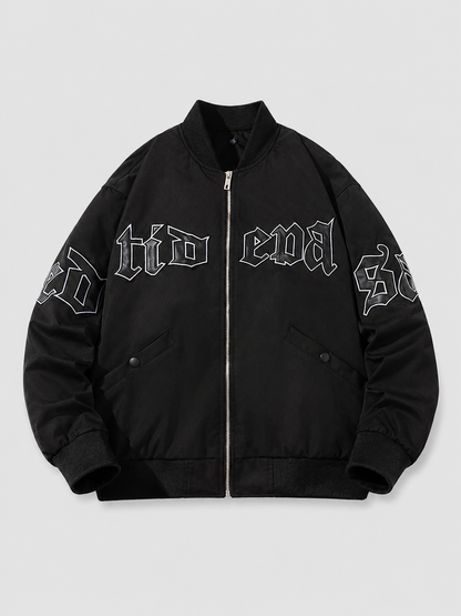 Fitted Stand Collar Jacket