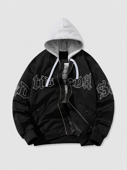 Fitted Stand Collar Jacket