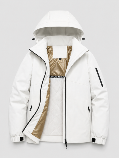 Unisex Detachable Hood Polyester Jacket