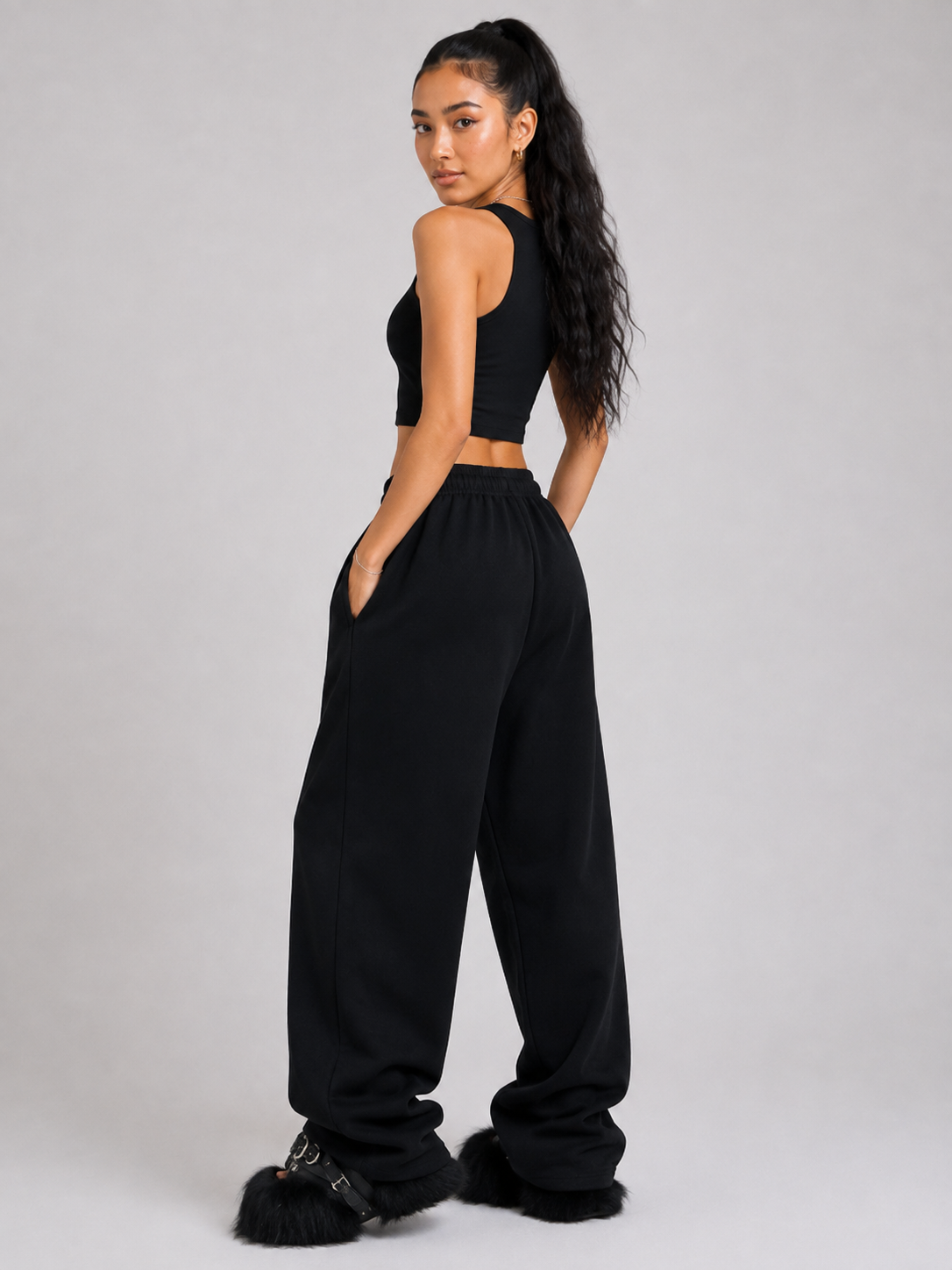 KOBPT High-Waist Workwear Pants