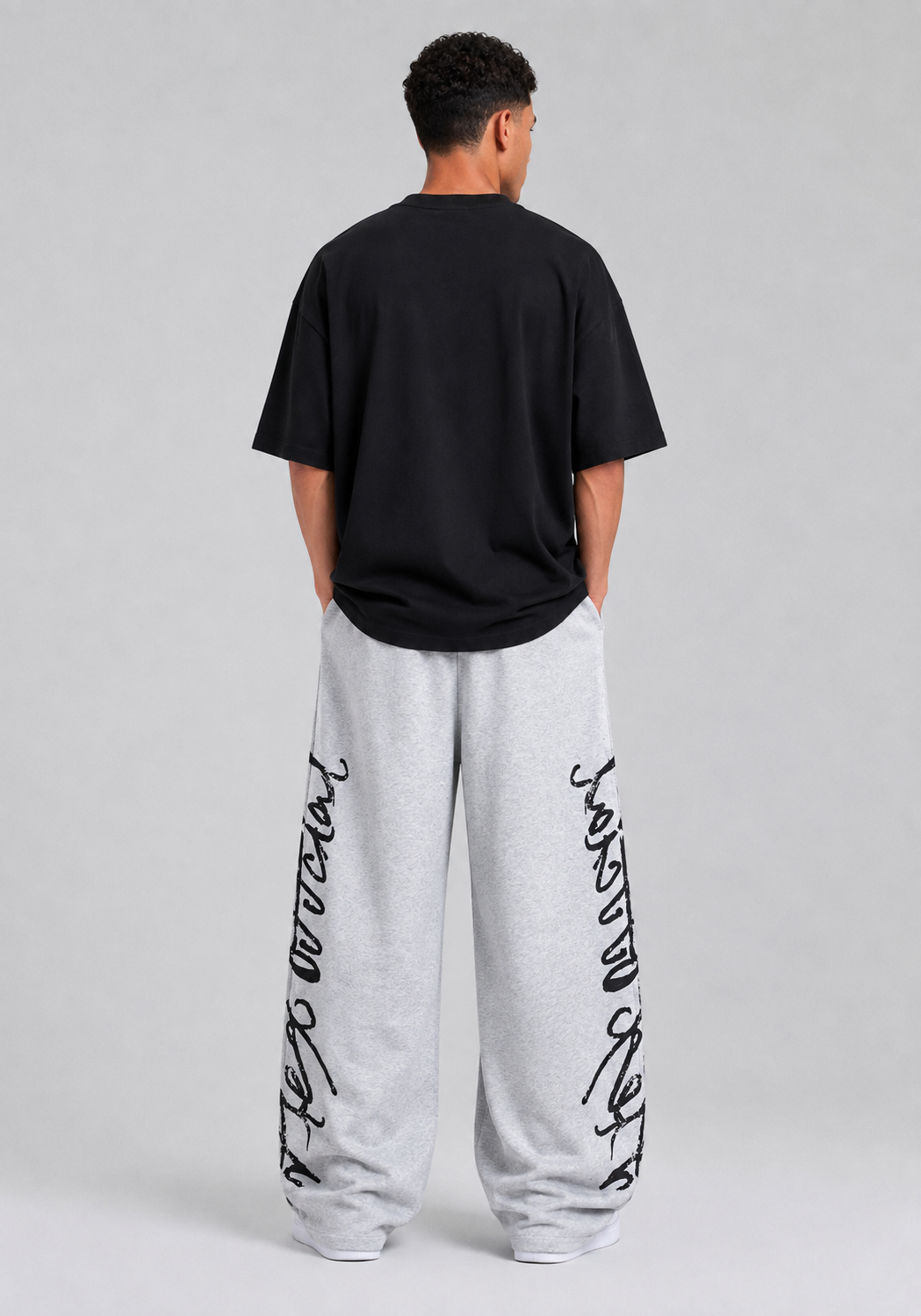 Cotton Wide-Leg Casual Pants