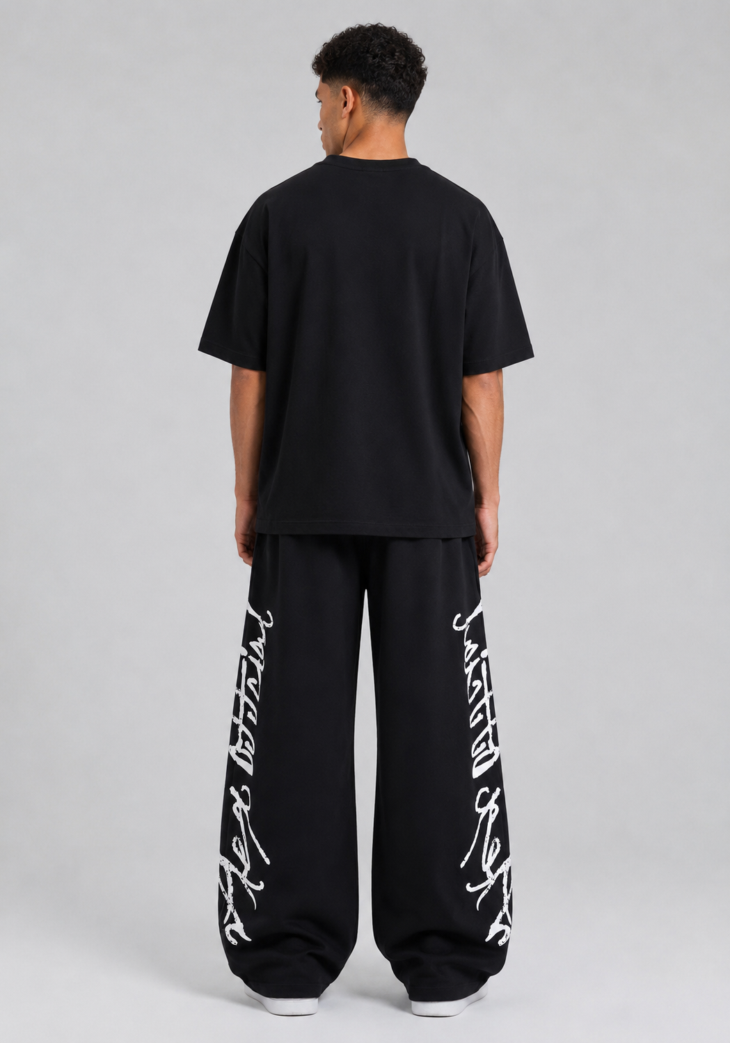 Cotton Wide-Leg Casual Pants