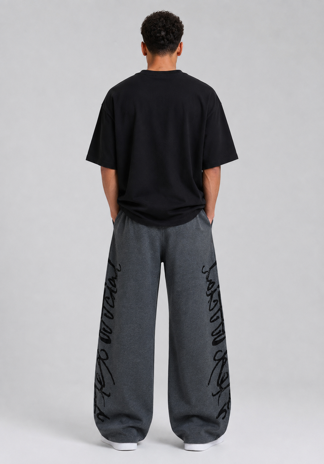 Cotton Wide-Leg Casual Pants
